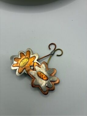 Vantage handmade mixed metal pin